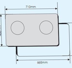 Ảnh công trình thực tế Bếp Từ Fandi FD 020I