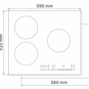 Ảnh công trình thực tế Bếp Từ Fandi FD – 839MRI
