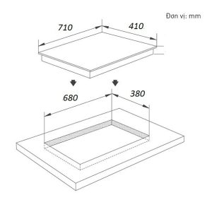 Ảnh công trình thực tế Bếp Từ Faster FS 218MI