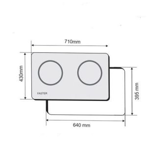Ảnh công trình thực tế Bếp Từ Faster FS-2S