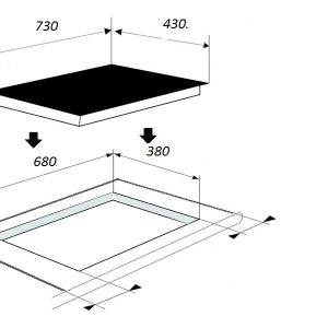 Ảnh công trình thực tế Bếp Từ Faster FS 800S