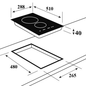 Ảnh công trình thực tế Bếp Từ Giovani G-218 DTC