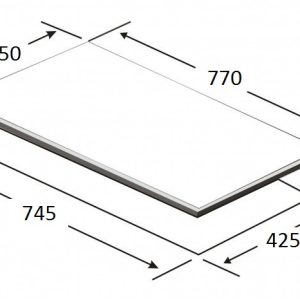 Ảnh công trình thực tế Bếp Từ Grasso GS 77IT