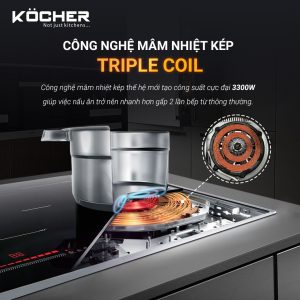 Ảnh công trình thực tế Bếp Từ Kocher DI-339