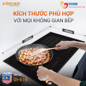 Ảnh công trình thực tế Bếp Từ Kocher DI-615