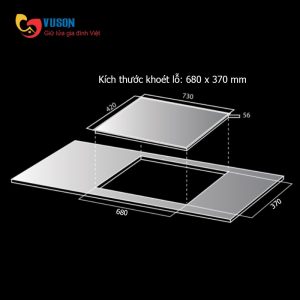 Ảnh công trình thực tế Bếp Từ Kocher X-NANO 8