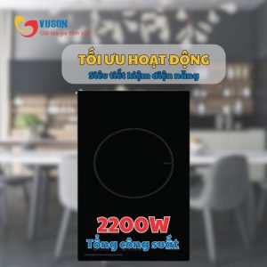 Ảnh công trình thực tế Bếp Từ Malloca DC-3001