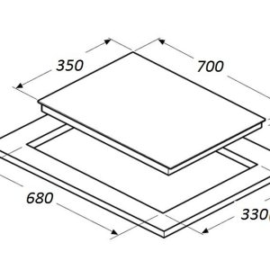Ảnh công trình thực tế Bếp Từ Nodor I 3070 SL BK