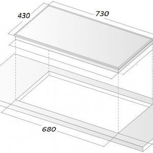 Ảnh công trình thực tế Bếp Từ Smaragd SI2 – 66RW