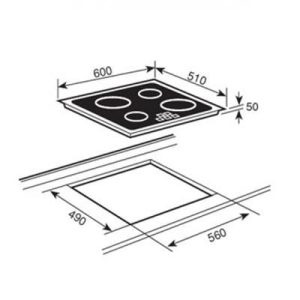 Ảnh công trình thực tế Bếp Từ Teka IR 641