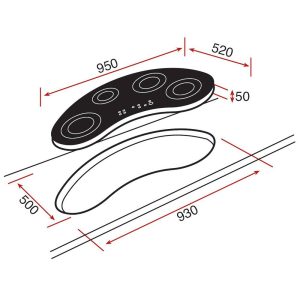 Ảnh công trình thực tế Bếp Từ Teka VR TC 95 4I