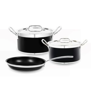 Bộ Nồi Chảo Hafele 531.08.043 (2 Nồi, 1 Chảo Màu Đen)
