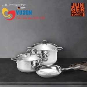 Ảnh công trình thực tế Bộ Nồi Chảo Inox 3 Món Junger CWJ-050