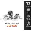 Bộ Nồi Chảo Inox 8 Món Junger JC-100