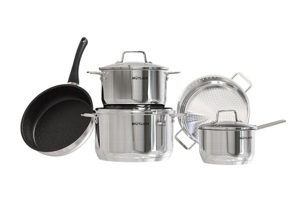 Bộ Nồi Chảo MUTLICH MG255I Inox