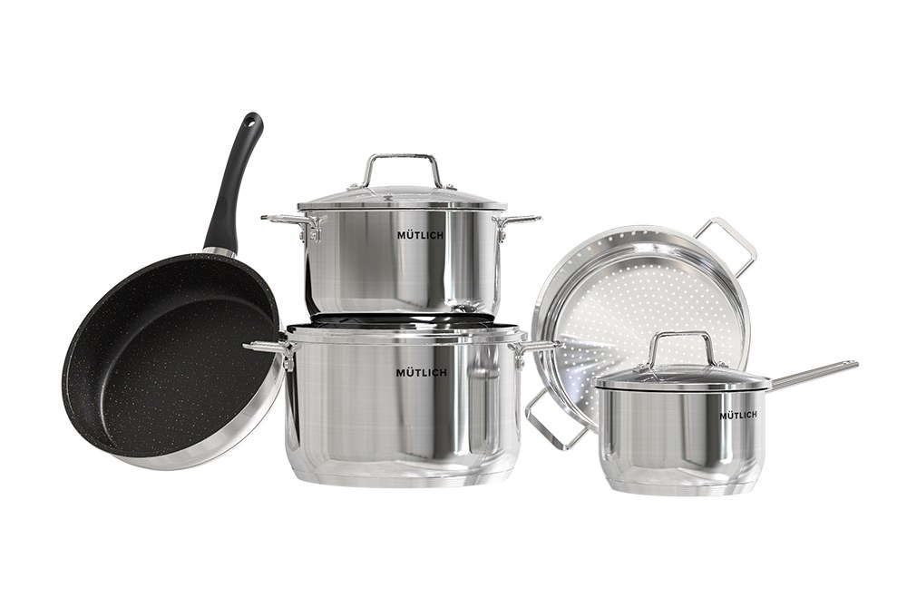 Bộ Nồi Chảo MUTLICH MG255I Inox