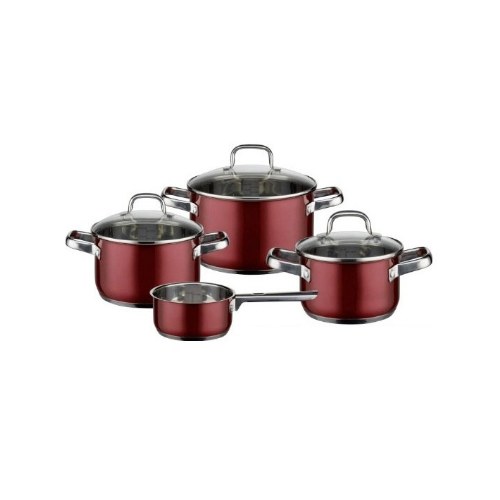 Bộ Nồi Inox 4 Chiếc Elo Special Edition Topfset. Red