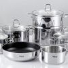 Bộ Nồi Inox 7 Món Chef's Wilford WF7Plus