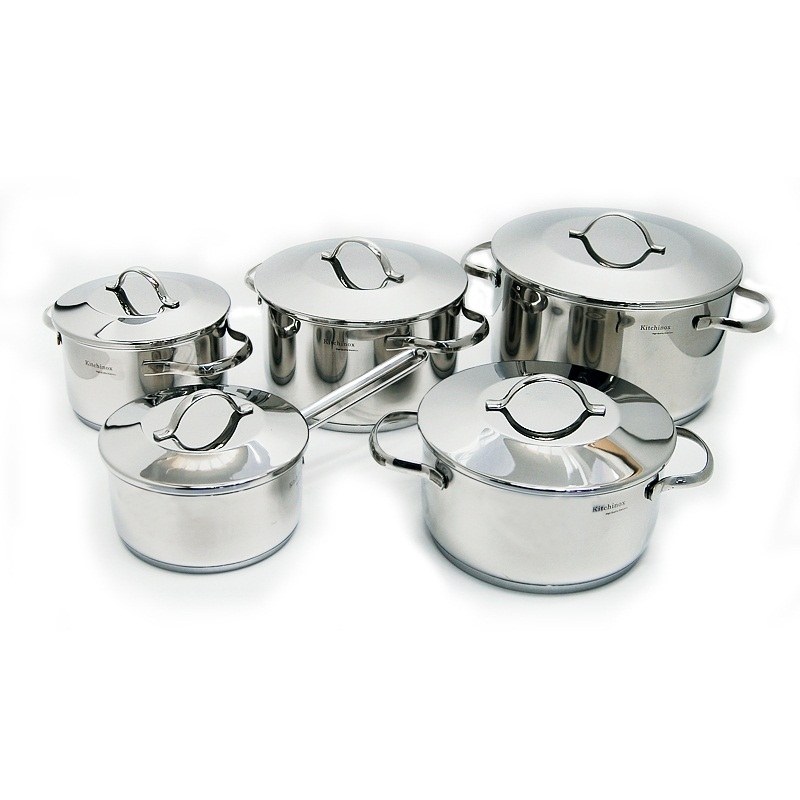 Bộ Nồi Kitchinox 3 Đáy 5 Chiếc