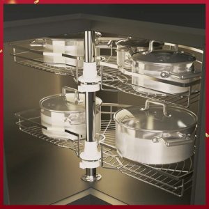 Bộ Rổ Góc Mezzo Xoay 180° Hafele Cucina 548.37.000