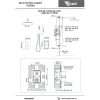 Bộ Sen Âm Tường 3 Chức Năng Ecod ES2206-3C/ES2203 - ảnh 3