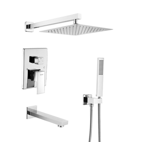 Bộ Sen Âm Tường 3 Chức Năng Ecod ES2206-3C/ES2203
