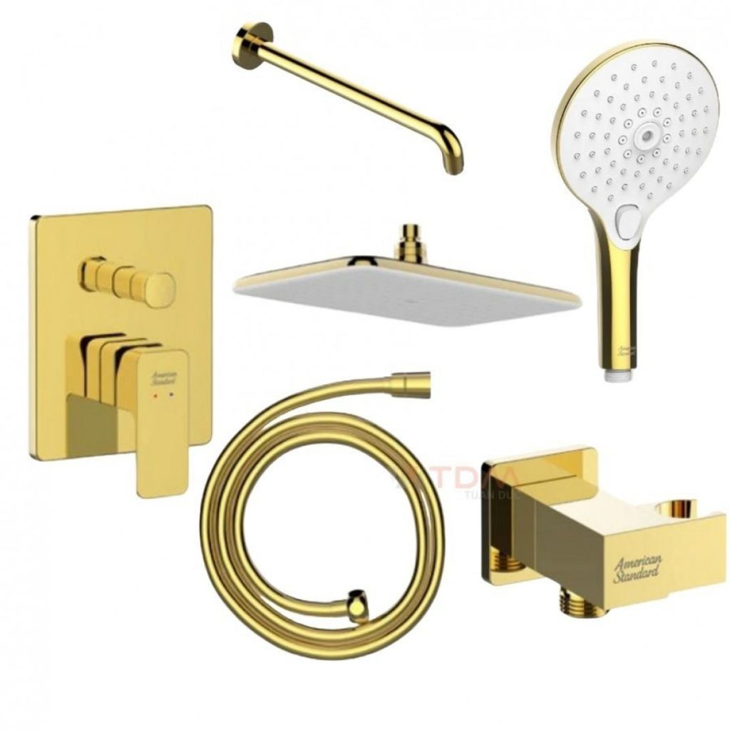 Bộ Sen American WF-1321CS/WF-9H11CS/WF-9127CS/FFAS9143CS/FFASS515CS/FFAS9909CS Âm Tường Màu Vàng