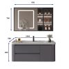Bộ Tủ Chậu Lavabo Ecod EC215 - ảnh 5
