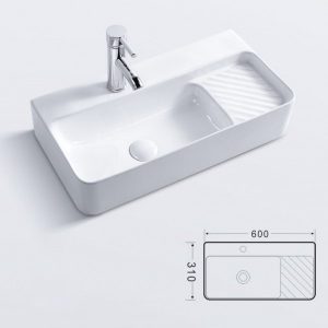 Ảnh công trình thực tế Bộ Tủ Chậu Lavabo Mini Ecod EC105