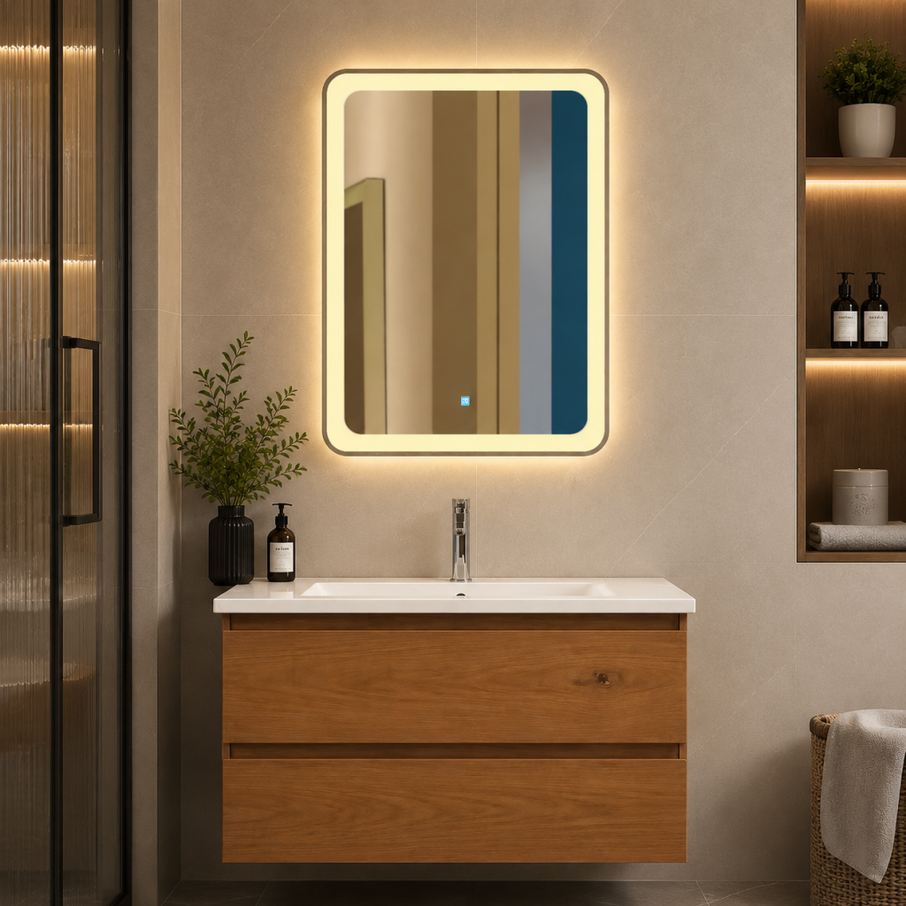 Bộ Tủ Chậu Phòng Tắm 80cm BASIC ANGELA-800