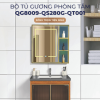 Bộ Tủ Chậu Phòng Tắm 80cm BASIC QG8009-QS280G-QT001