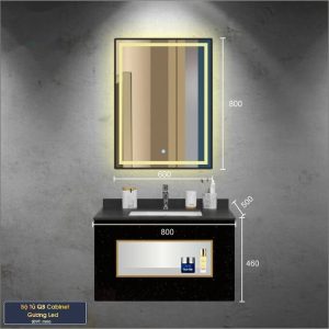 Bộ Tủ Chậu Phòng Tắm 80cm BASIC QG802KS-QS180-QL929V