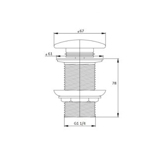 Ảnh công trình thực tế Bộ Xả Lavabo BASIC BP-21057