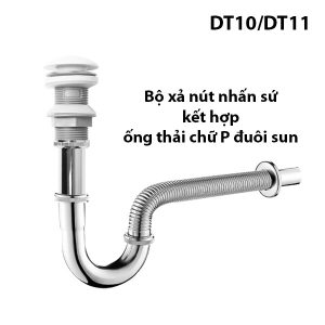 Ảnh công trình thực tế Bộ Xả Nhấn Mặt Sứ Ecod DT10/DT11
