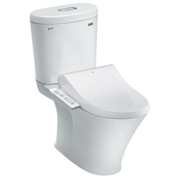 Bồn cầu 2 khối INAX C-700A/CW-H17VN nắp rửa điện tử nước ấm