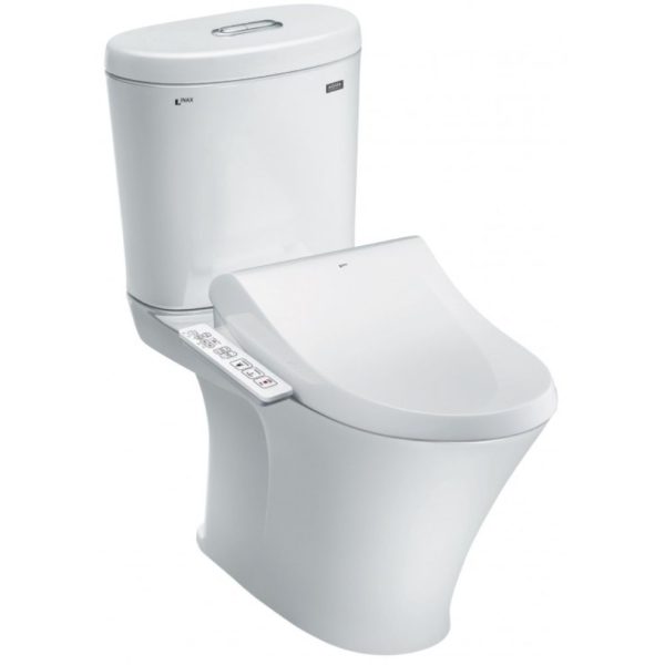 Bồn cầu 2 khối INAX C-700A/CW-H18VN nắp rửa điện tử sấy khử mùi