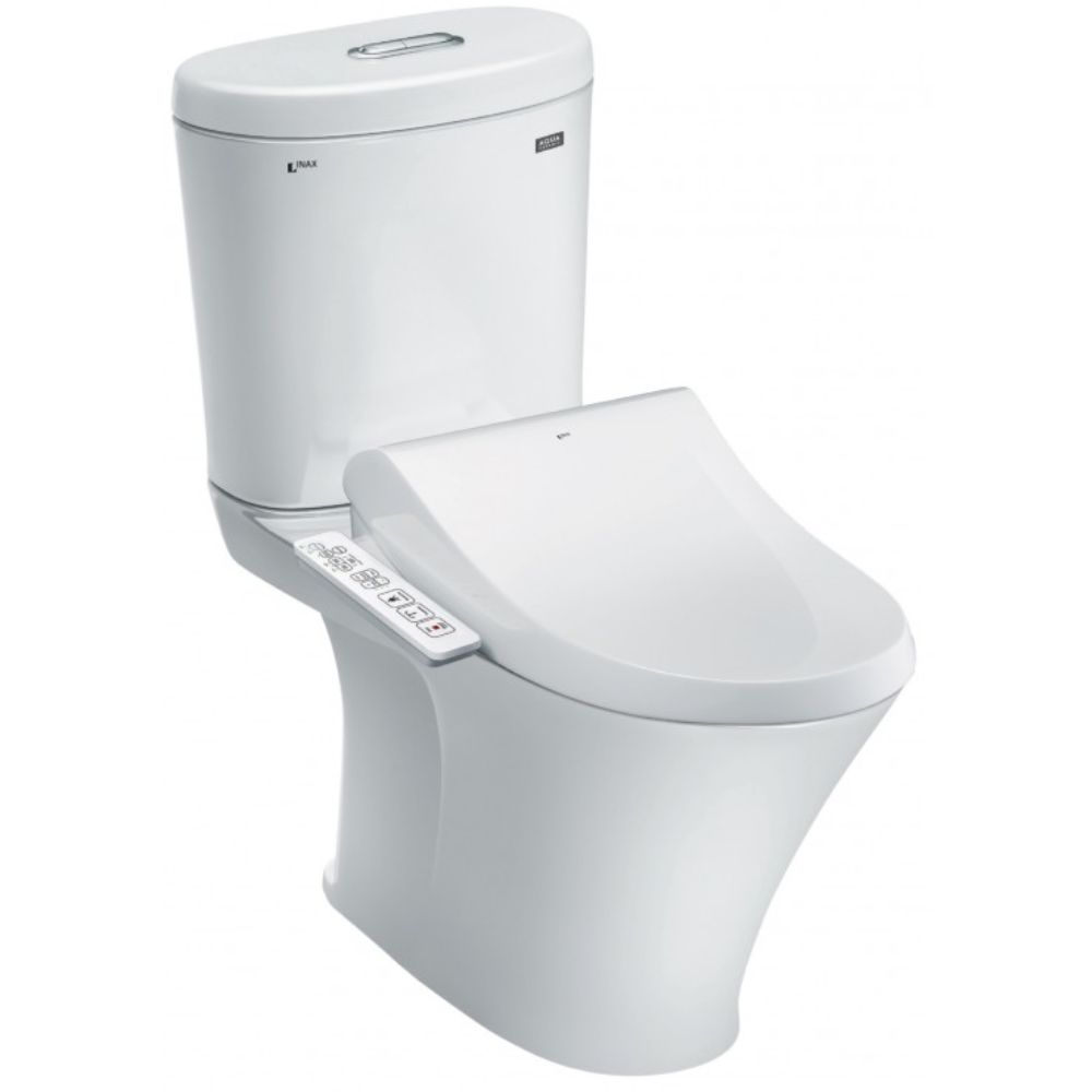 Bồn cầu 2 khối INAX C-700A/CW-H18VN nắp rửa điện tử sấy khử mùi
