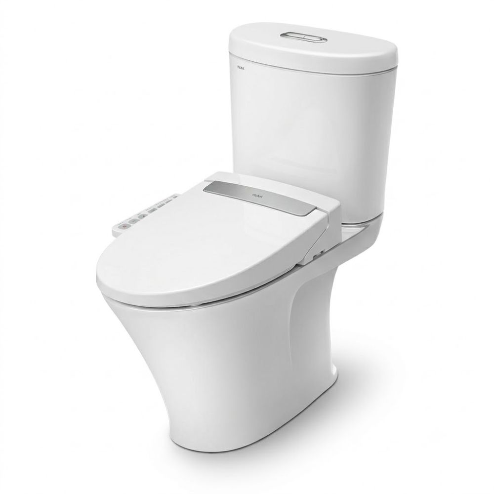 Bồn cầu 2 khối INAX C-700A/CW-H20VN nắp rửa điện tử phun massage