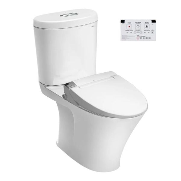 Bồn cầu 2 khối INAX C-700A/CW-KA22AVN nắp rửa điện tử điều khiển từ xa