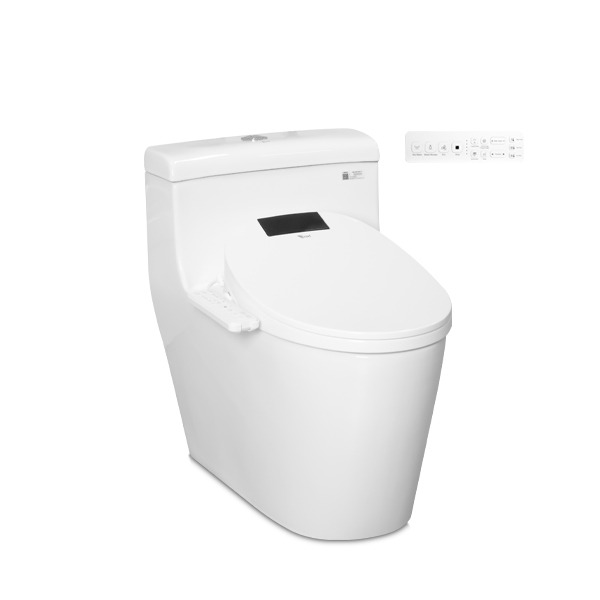 Bồn Cầu Kết Hợp Nắp Rửa Thông Minh Ecod EB088/EBN1807