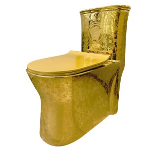 Ảnh công trình thực tế Bồn Cầu Mạ Vàng BASIC ROYAL-T