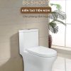 Bồn Cầu Một Khối BASIC BS-SHORT - ảnh 2