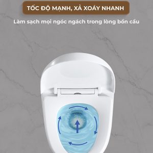 Ảnh công trình thực tế Bồn Cầu Một Khối BASIC BS-SHORT