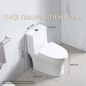 Ảnh công trình thực tế Bồn Cầu Water Jet BASIC ERA-860