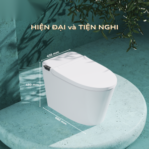 Ảnh công trình thực tế Bồn Cầu NEO JET Không Dùng Điện BASIC NEO-100