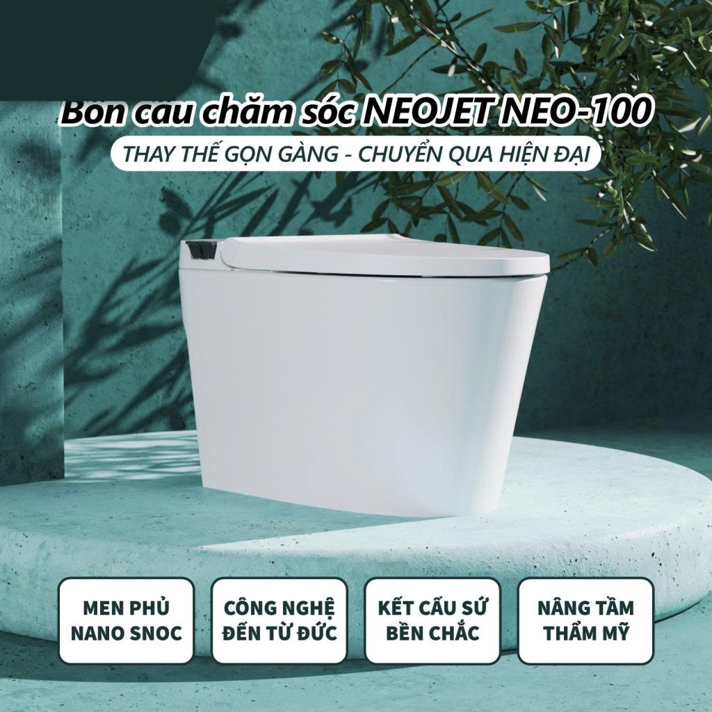 Bồn Cầu NEO JET Không Dùng Điện BASIC NEO-100