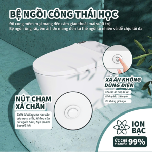 Ảnh công trình thực tế Bồn Cầu NEO JET Không Dùng Điện BASIC NEO-100