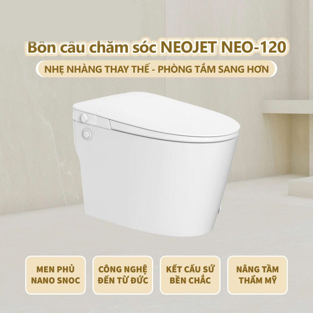 Bồn Cầu NEO JET Không Dùng Điện BASIC NEO-120