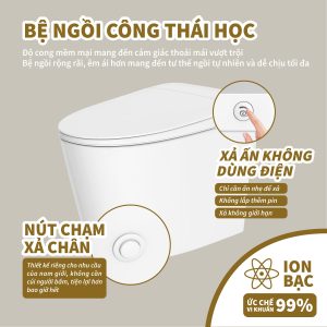 Ảnh công trình thực tế Bồn Cầu NEO JET Không Dùng Điện BASIC NEO-120