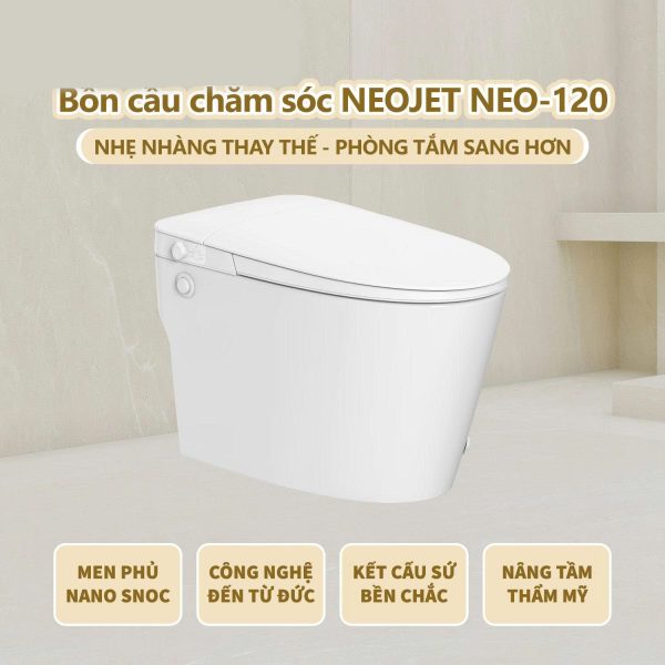 Bồn Cầu NEO JET Không Dùng Điện BASIC NEO-120